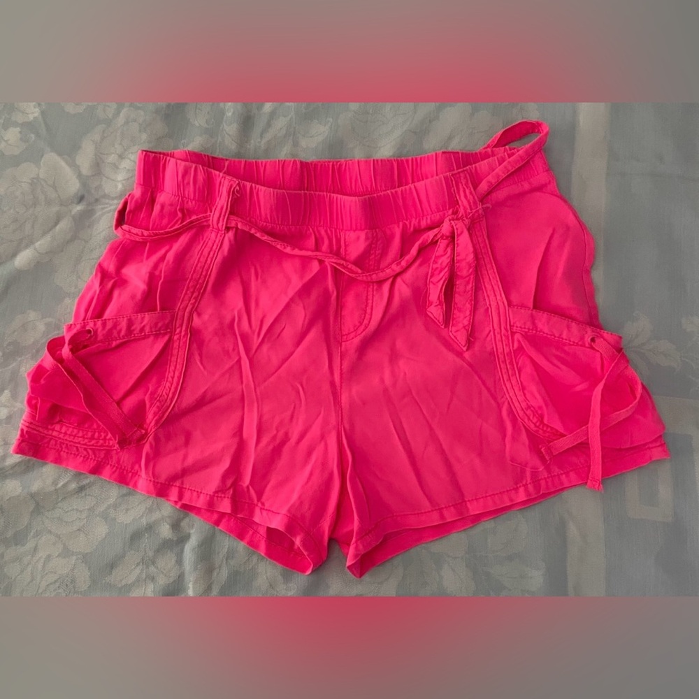 Justice Girls Hot Pink Shorts Size 16